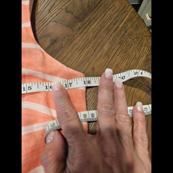 Talbots Striped Summer Dress with Embroidered Detail - Picture 9 of 9